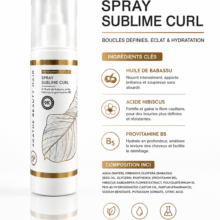 Spray sublime curl hydratant de boucles