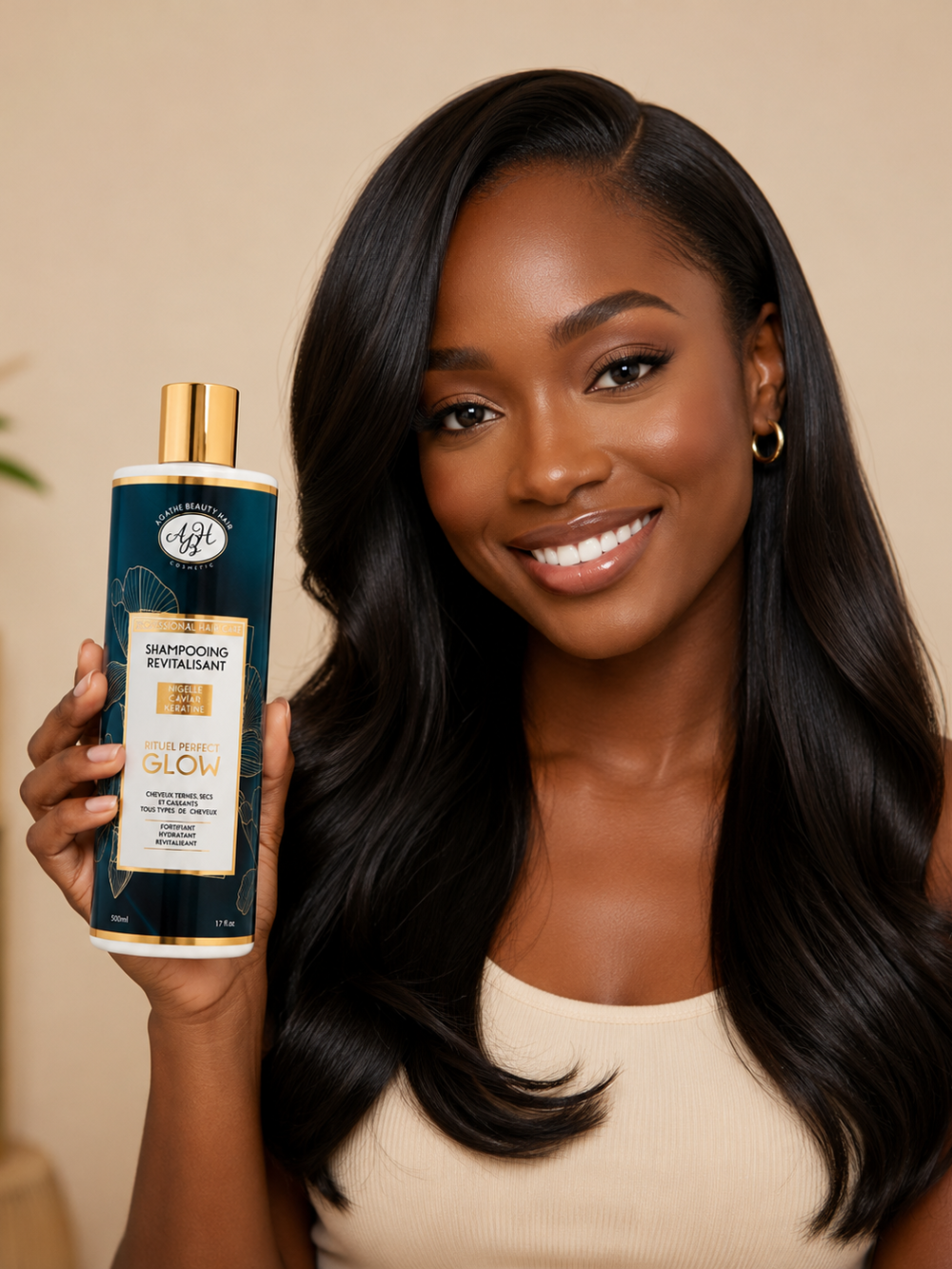 file_00000000c81c81f4b2ea115246cfc685 Shampooing revitalisant à l'huile de nigelle, kératine & extrait de caviar_ cheveux secs – Agathe Beauty Hair, photo 2