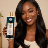 Shampooing revitalisant à l'huile de nigelle, kératine & extrait de caviar_ cheveux secs – Agathe Beauty Hair, photo 2