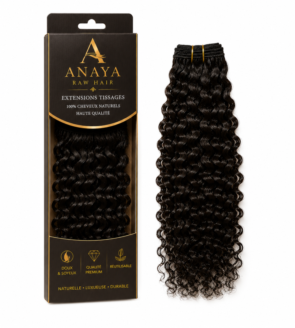 TISSAGE Bouclés Anaya Raw Hair – Curly Deep – Agathe Beauty Hair