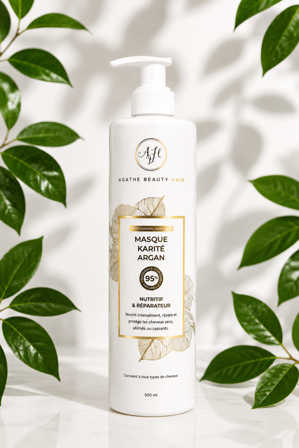 file_000000005a9081f498953f44a14b70fa Masque ultra nourrissant karité & argan 500 ml – Agathe Beauty Hair