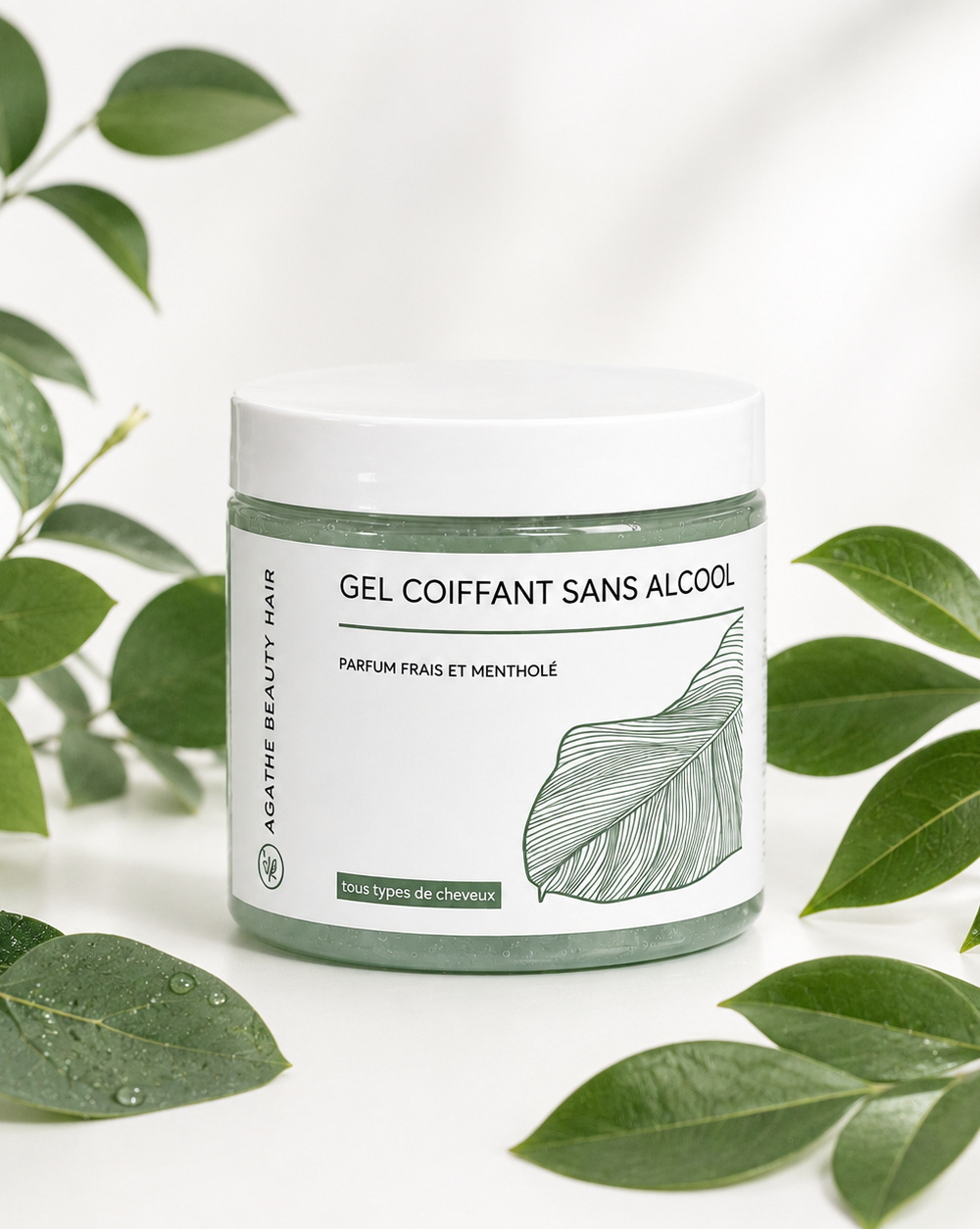Gel Coiffant Wave sans alcool 500 ML – Agathe Beauty Hair, photo 2