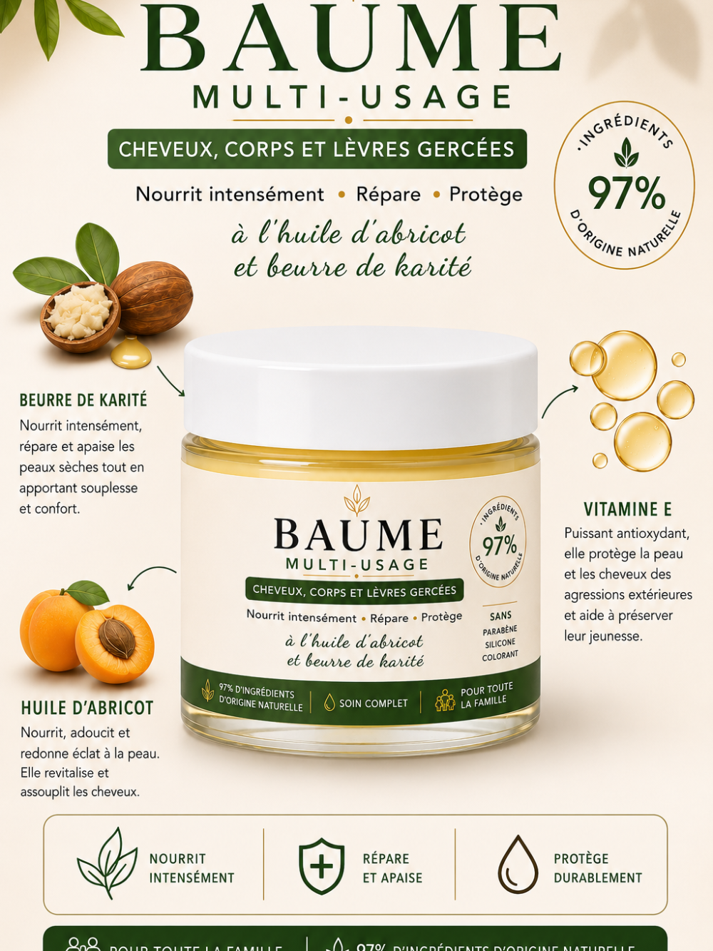 BAUME MULTI USAGES